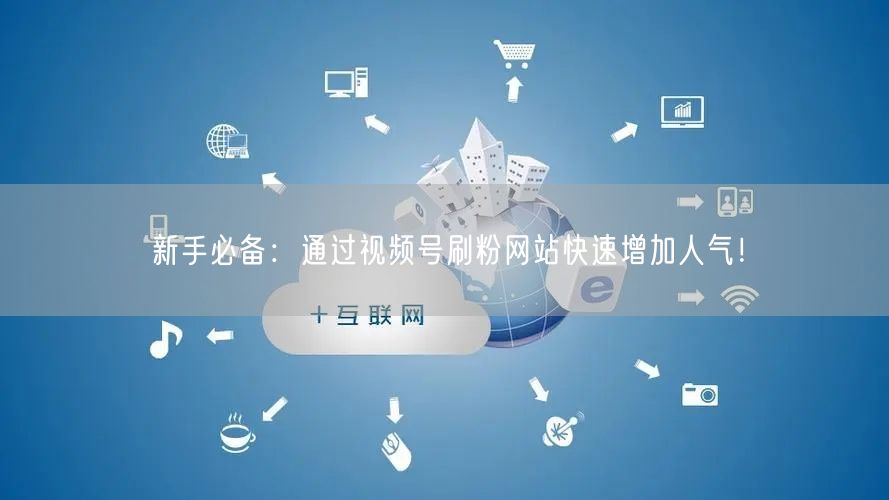 新手必备:通过视频号刷粉网站快速增加人气!