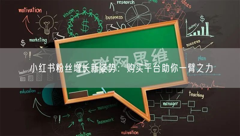 小红书粉丝增长新姿势:购买平台助你一臂之力