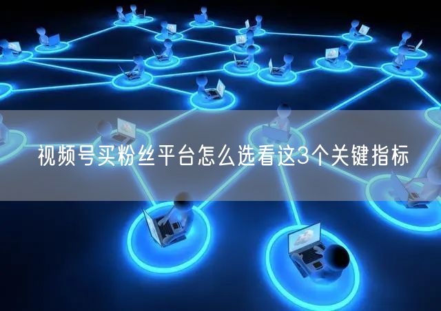 视频号买粉丝平台怎么选看这3个关键指标